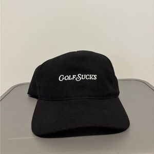 Travis Mathew Black Baseball Cap with White Embroidered Logo